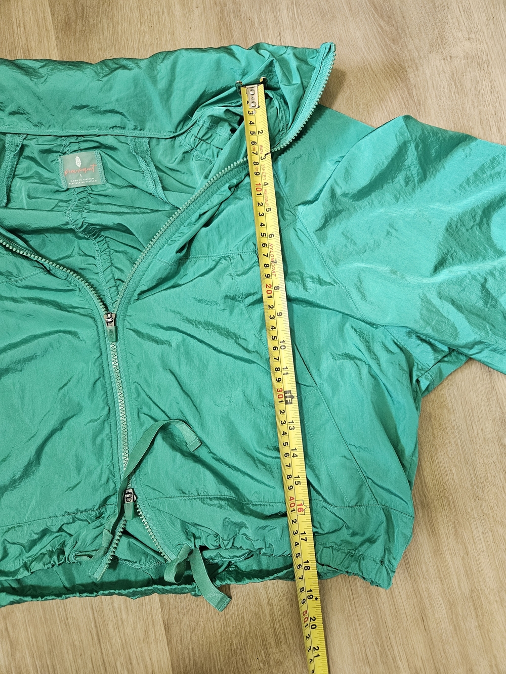 FP Movement By Free People Way Back Home Packabke Jacket- Sport Green Large - Picture 10 of 14